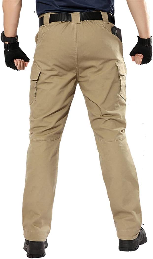 City Tactical Military Pants Men Army Forces Cargo Pants Casual Elastic Many EDC Pockets Cotton Trouser