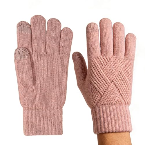 Gants chauds en tricot pour le cyclisme et la randonnée hivernale