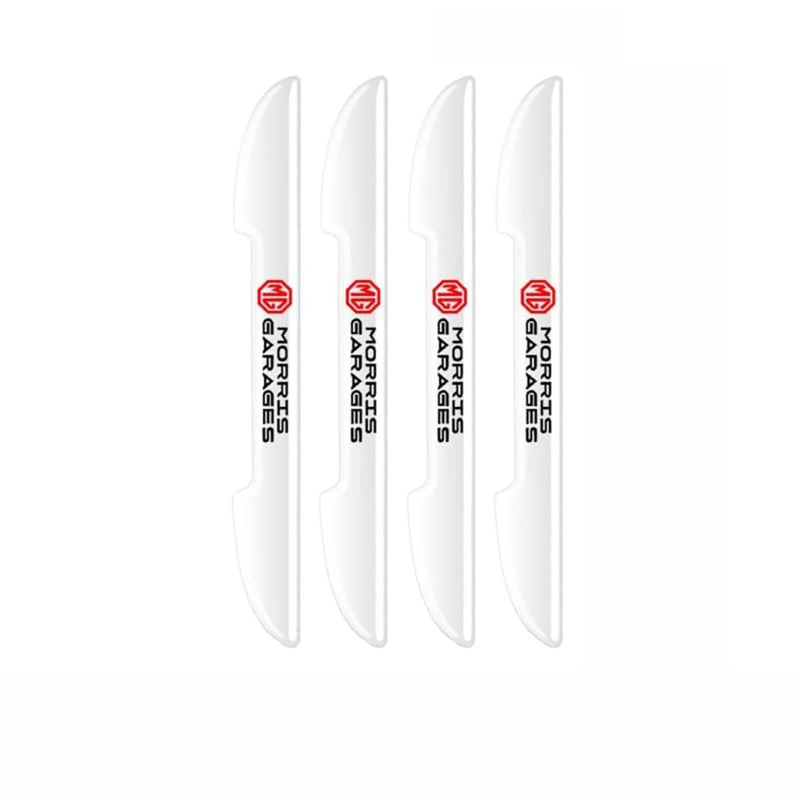 LKILFUWX 4Pcs Car Door Edge Protectors, For MG HS MG3 MG5 MG6 MG7 ZS GS MG4 Anti-Scratch Car Door Protection Strip Buffer Trim Front and Rear Bumper Guard,B