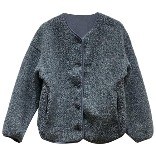 Fausse peau de mouton en manteau polaire façon cardigan aux finitions soignées