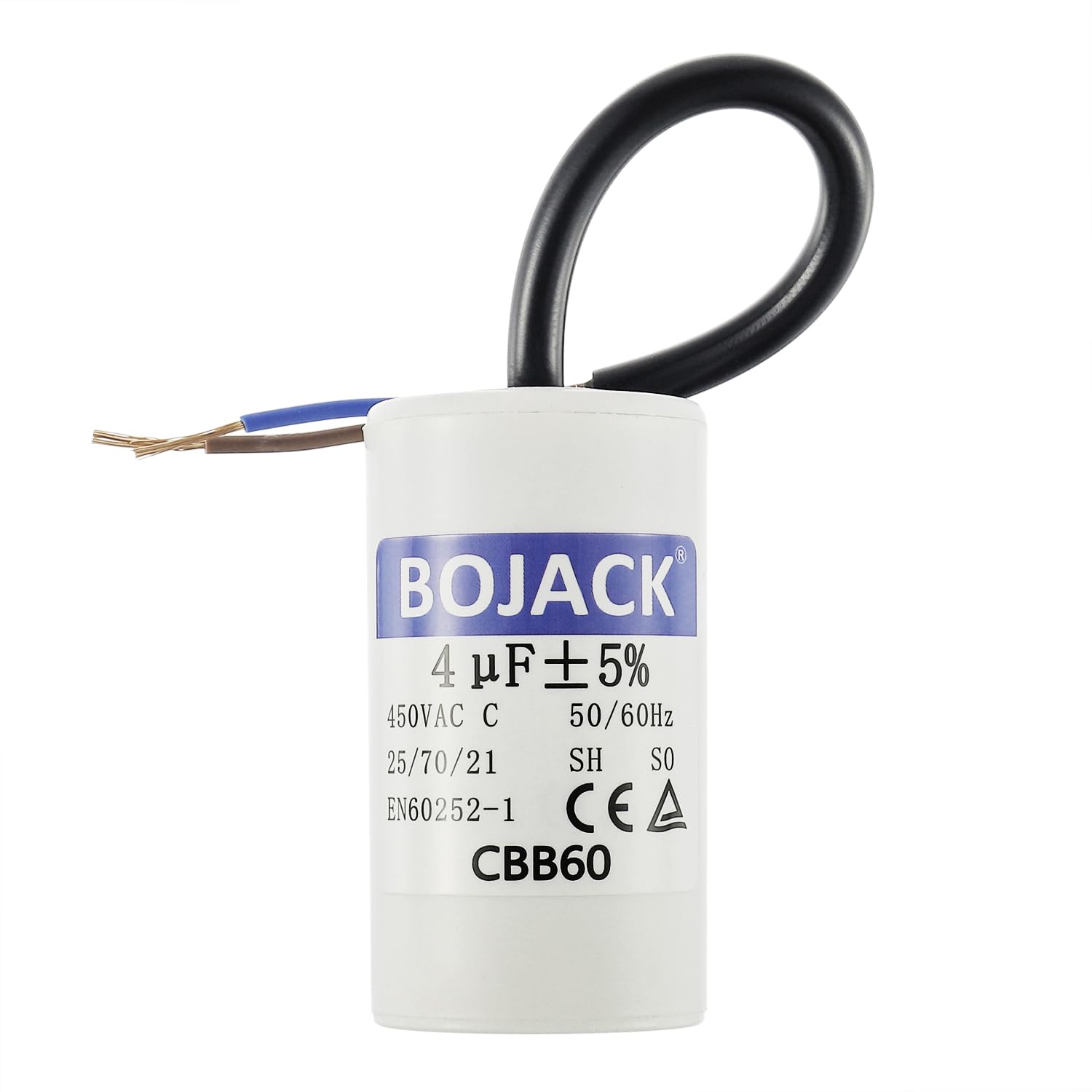 Condensatore Di Avviamento BOJACK CBB60 8μF 450V - Per Motori Elettrici, Pompe, Ventilatori - Foto 9