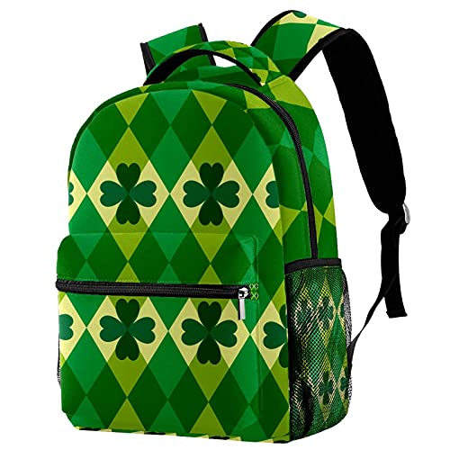 Sac à dos pour garçons et filles motif trèfle coloré idée cadeau utile et ludique