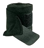 mit Klettverschluss PFIFF Fleecebandagen Set, schwarz, 101182-50