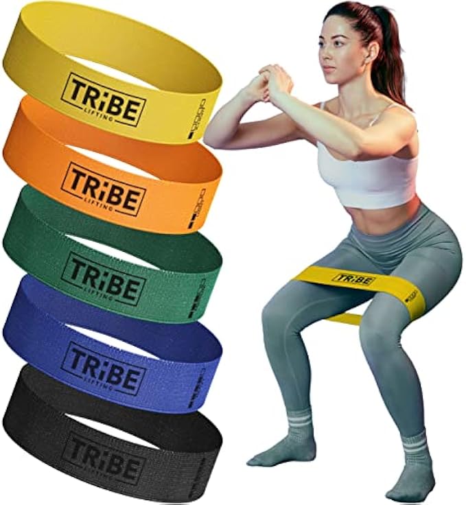 Fabric Resistance Bands for Working Out - Booty Bands for Women and Men - Exercise Bands Resistance Bands Set - Workout Bands Resistance Bands for Legs - Fitness Bands