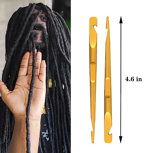 Herramienta de enclavamiento para microlocks y agujas de ganchillo para rastas 7