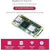 Pi Zero 2 WH مع رأس مرمز بالألوان ملحوم مسبقًا، ووحدة معالجة مركزية رباعية النواة بسرعة 1 جيجا هرتز، وذاكرة وصول عشوائي (RAM) سعة 512 ميجابايت، وواي فاي وبلوتوث 4.2، وMini HDMI، و40 GPIO، ومنفذ كاميرا CSI