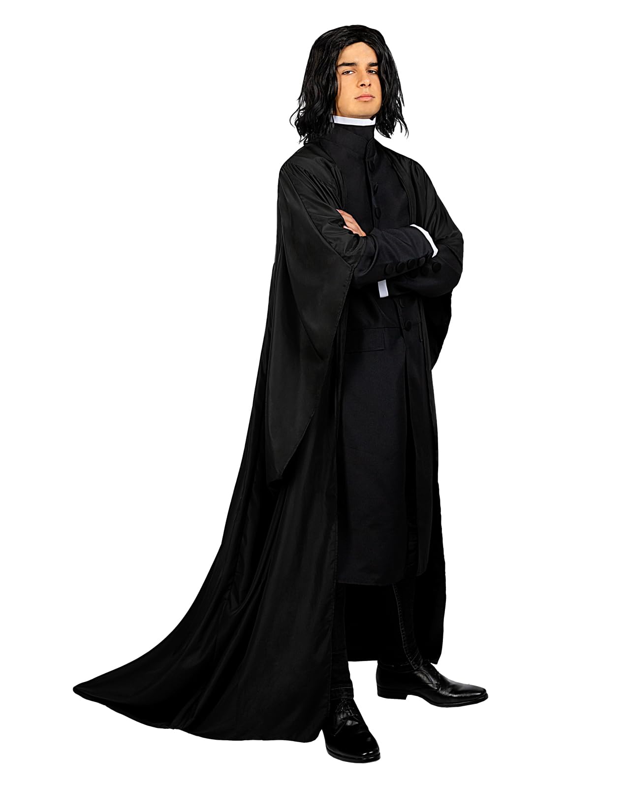Funidelia Severus Snape Kostüm - Harry Potter für Herren, Gryffindor/Hogwarts, Größe M-L, Schwarz