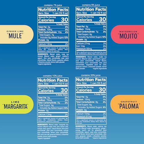 Image of Recess Zero Proof Non-Alcoholic Mocktail Variety Pack, 12 Pack