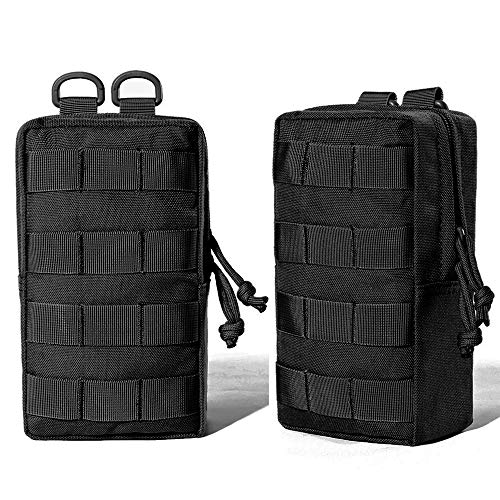 R.sasr Black Tactical Backpack, Military Backpack, Molle Backpack. (Black) #TOP4