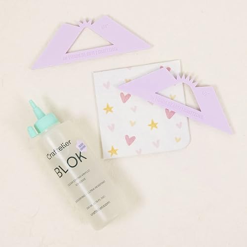 Miniatura 7 de Craftelier - Juego de 2 cuadrados para encuadernación de esquinas redondeadas  Herramienta perfecta para encuadernar agendas, carpetas o álbumes