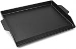 KEESHA 23" x 16" Émaillé Cast Iron Gridle pour BBQ Grills à gaz et poêles ─ Pas de pré-assaisonnement nécessaire; parois latérales épaisses; résistant à la chaleur; distribution uniforme de chaleur; émail de qualité alimentaire; cuisson saine