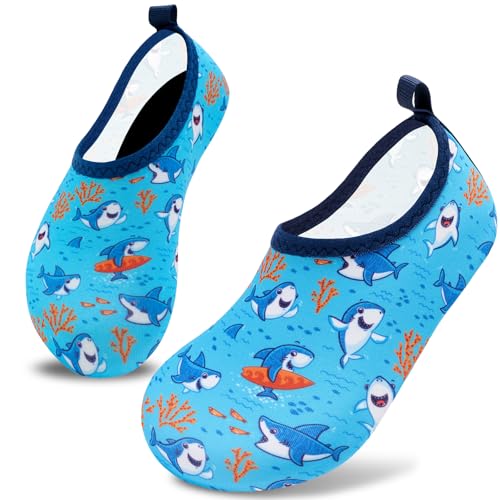 Image of VIFUUR Kids Water Shoes Girls Boys Quick Dry Aqua Socks for Beach Swim Outdoor Sports