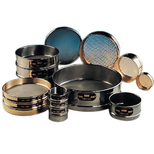 0303901#120 U.S. Standard Stainless Steel Soldered Sieve Const, 125 um, 6"