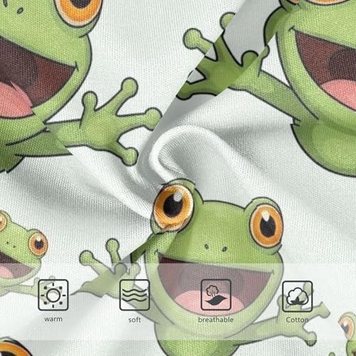 Cotton Girls Underwear Toddler Cute Cartoon Green Frogs White Little Girl Panties Flower Briefs Underpants 2t3