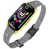 Antibellhalsband für Hunde mit Vibration & Ton, Automatisches Hundehalsband gegen Bellen, Farbdisplay, IP67, Magnetladung, Verstellbares Nylonband