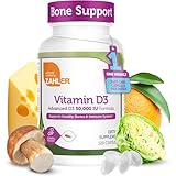 Zahler Vitamin D3 50,000IU, An All-Natural Supplement Supporting Bone Muscle Teeth and Immune System, Advanced Formula Targeting Vitamin D Deficiencies, Certified Kosher, 120 Capsulses