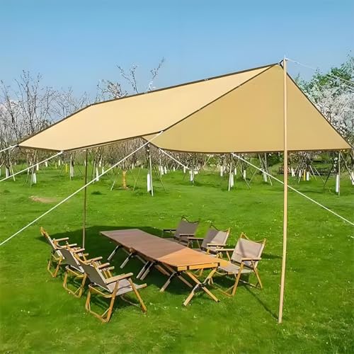 Toile d'ombrage robuste bloquant 90% des UV avec œillets pour jardin et patio 3x4m - 3