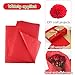 FEPITO 100 Sheets Christmas Tissue Paper Gift Wrapping Paper Red Green Grey and White Tissue Paper for Xmas Gift Wrapping, Crafts(14 x 20 Inch)
