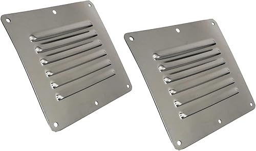 Miniatura 1 de Douzime Cubierta de rejilla de ventilación de cabina de barco, rejilla de ventilación de 4-12 x 5 pulgadas, cubierta de panel de ventilación de aire