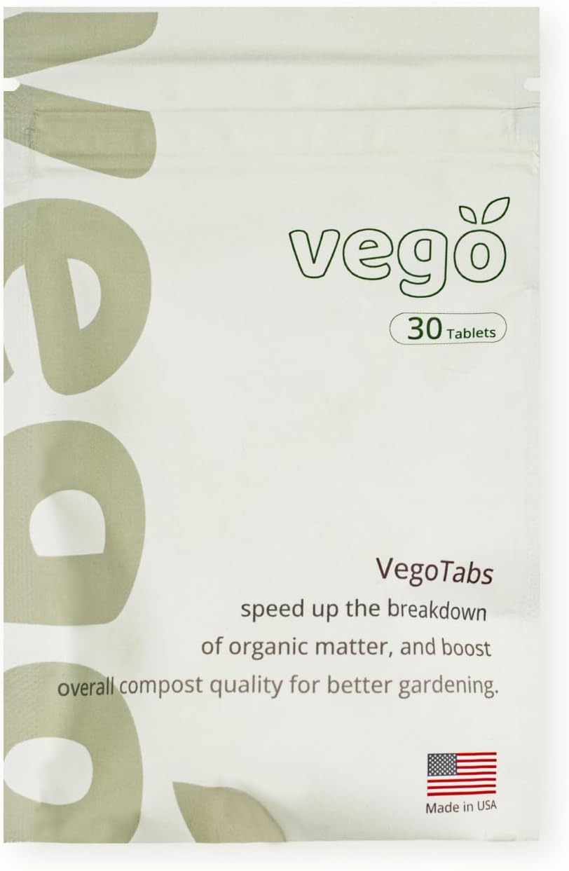 Vego Tabs to Accelerate The Composting Process, 2 Bags