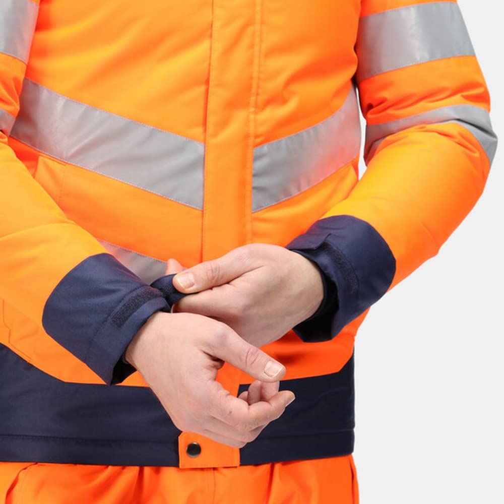 Regatta Professional Mens Hi Vis Reflective Heated Jacket Chaqueta aislante Hombre (Pack de 1)