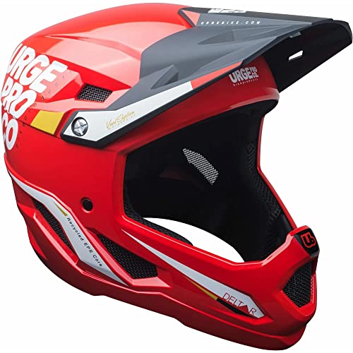Casco Deltar Rojo L de Urge para ciclismo de montaña y descenso