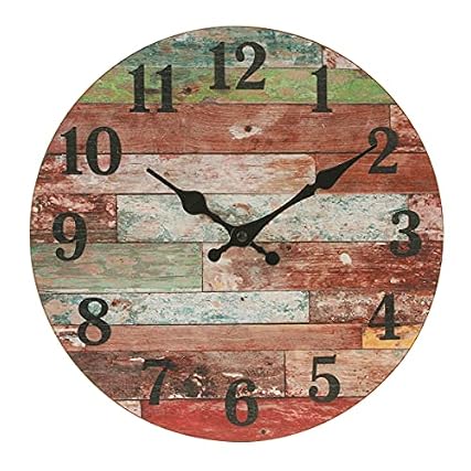 Stonebriar Rustic Wooden Wall Clock photo Stonebriar Rustic Wooden Wall Clock featured photo