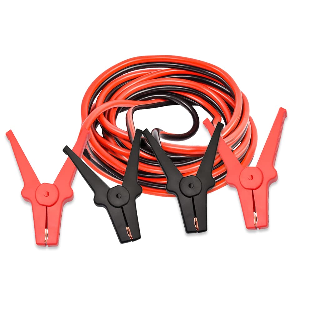 Stanley 201878 Câbles démarrage pour Batterie Voiture 35mm² 4,5m Noir/Rouge