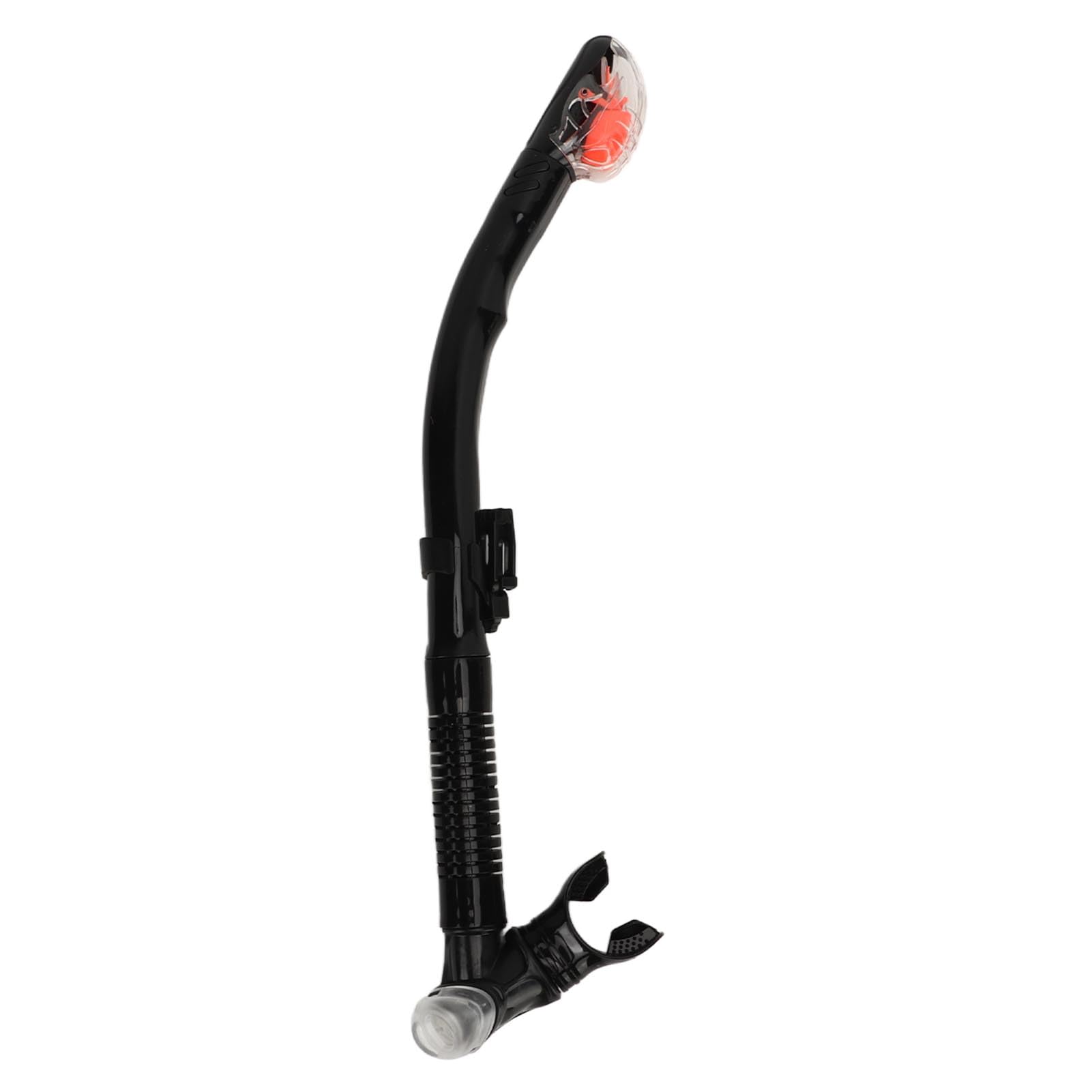 Pomya Dry Snorkel Tube, Lightweight Swimming Snorkel Tube Sealed for Open Water (Black)
