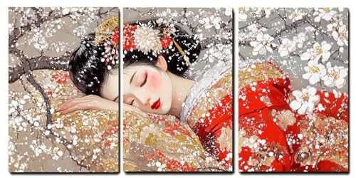 Tableaux sur Toile Giclée Japon Décoration Murale pour Salon et Bureau