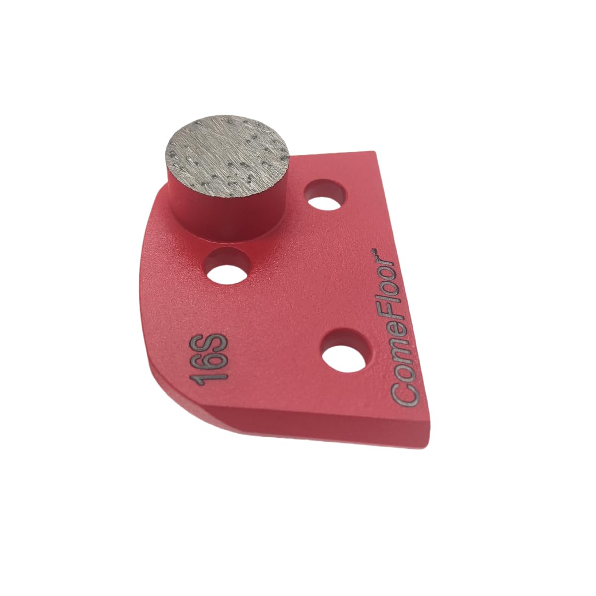 Concrete Floor Grinding Disc, Diamond Metal Grinding Shoes for Concrete Preparation, Compatible with Lavina Onfloor Grinders, Single Round Seg 16 Grit