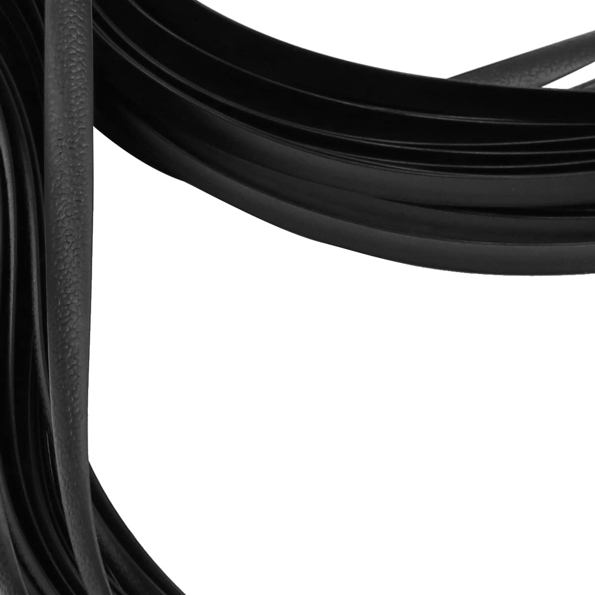 WANGCL Kit Materiale di Riparazione in Vimini Materiale di Riparazione in Rattan Intrecciato in Plastica per Mobili da Esterno da Giardino (Nero)
