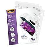 Fellowes Thermal Laminating Pouches, ImageLast, Jam Free, Letter Size, 3 Mil, 150 Pack (5200509), Clear