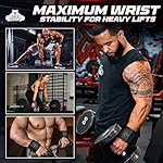 Bear Grips Wrist Wraps for Weightlifting | Weight Lifting Wrist Straps for Weightlifting | Extra Strength Gym Wrist Wraps | Two Wrist Wrap Per Pack | 12” & 18” | Lifting Wrist Wraps for Men & Women - Image 4