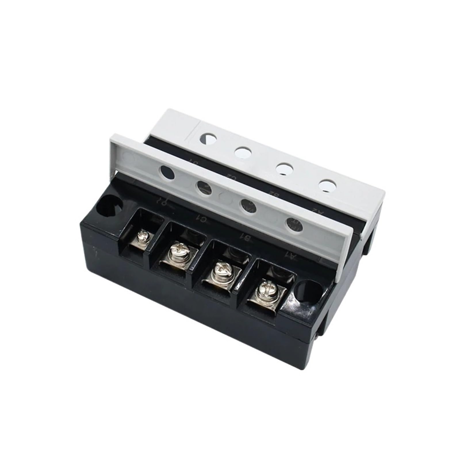Relé de estado sólido trifásico, SSR-10A 25A 40A 60A 80A 100A 120A Módulo de relé de control trifásico 3-32V CC(AC-AC,10A)