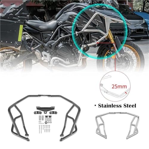 Barre de Crash Benelli TRK 702 X Garde Moteur Pare-chocs Supérieur Noir - 2