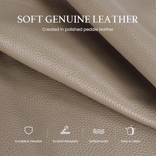 Image of befen Genuine Leather Satchel Purses for Women, Triple Pocket Designer Medium Top-handle Crossbody tote Shoulder Handbag