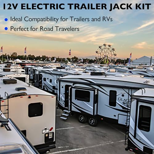 Misakomo 12,000 lbs Electric Trailer Jack