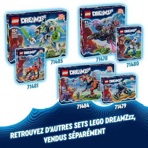 LEGO DREAMZzz 3-en-1 Les Créatures de la Sorcière des Cauchemars Jouets Magiques - Construisez un Chaudron, un Loup ou un Corbeau Set fantastique pour Enfants, Filles ou Garçons de 9 Ans et Plus 71483