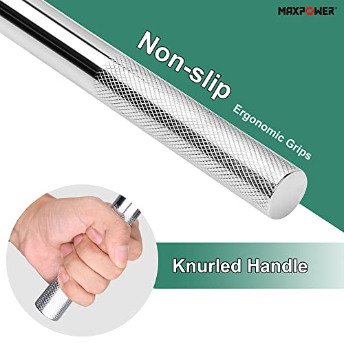 MAXPOWER Breaker Bar 900mm, Breaker Bar Flexible Handle with 3/4" Square Drive, 36-Inch/900mm, Silver, 3/4" Drive-36-inch - Image 4