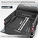 OEDRO FRP Hard Tri-fold Tonneau Cover Fits for Toyota Tacoma 2016-2023 6ft Bed (Excl. Trail Edition), Weather-Resistant