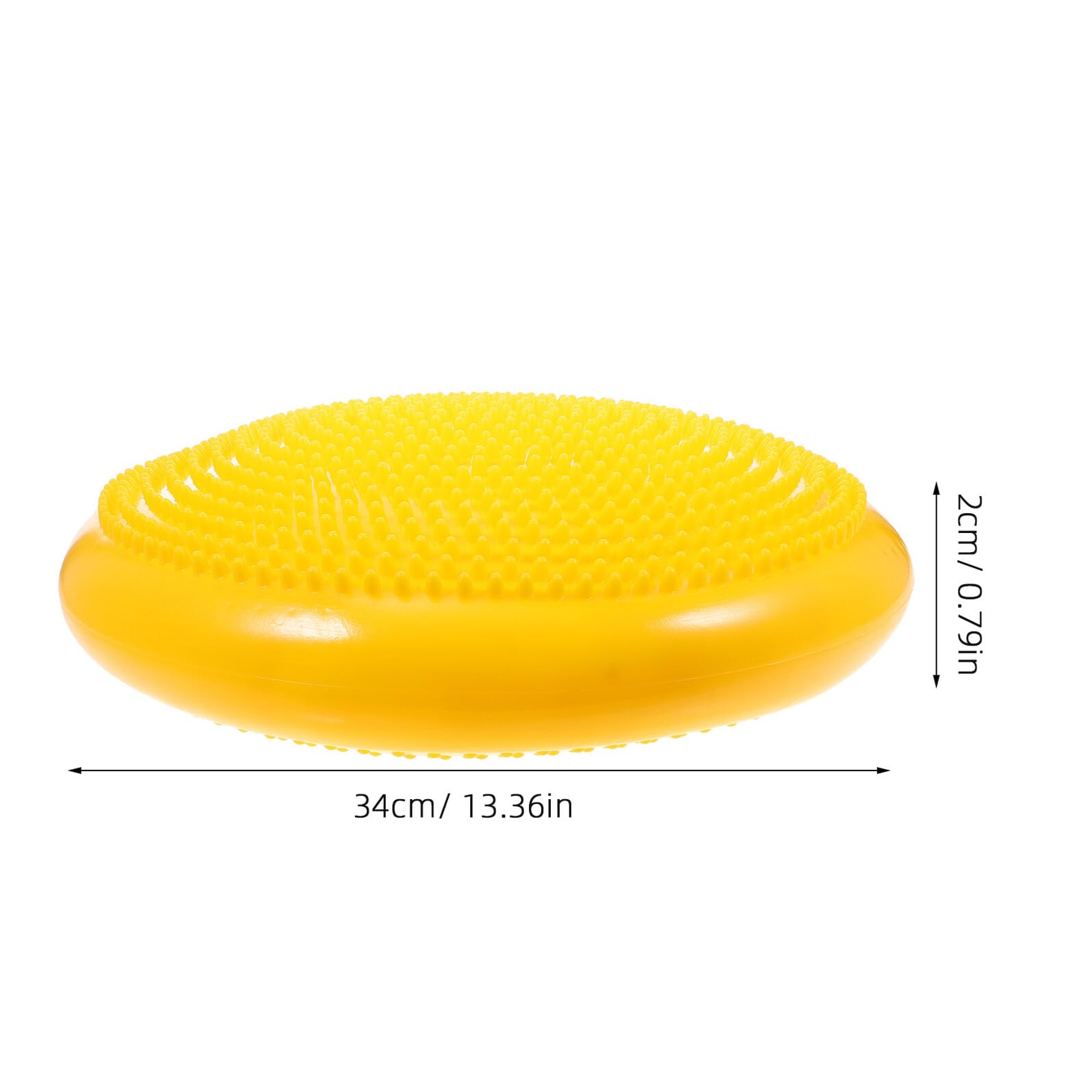 Aufblasbares Balance Kissen aus Pvc in Orange für Erwachsene