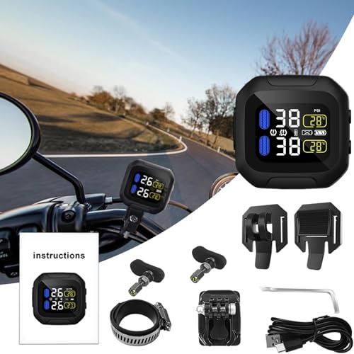 Batterie TPMS moto solaire pour éviter les crevaisons et chutes - 6