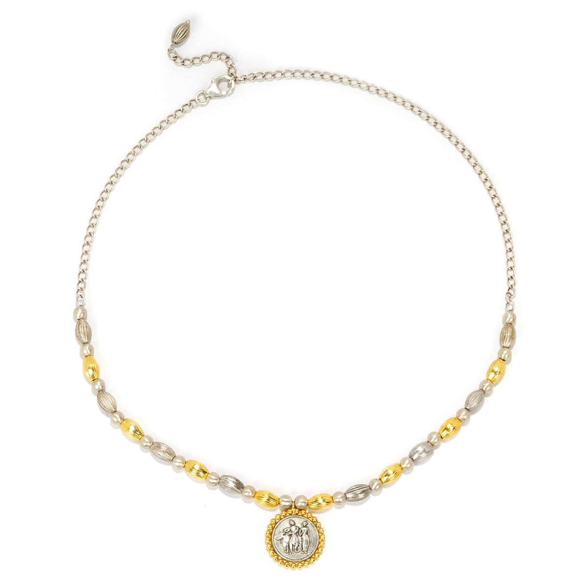 Shaya by CaratLane Snehitaru Pendant Necklace in Dual Plated 925 Silver for Women (B0D37XXK6Y) Amazon Price History, Amazon Price Tracker