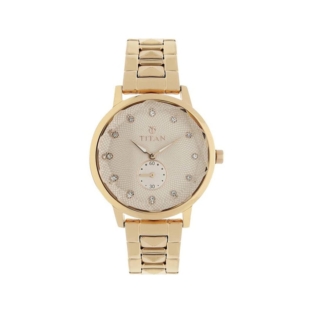 Titan Women Metal Purple Analog Pink Dial Watch-Nl95037Wm01/Np95037Wm01, Band Color-Rose Gold (B078WW9RT1) Amazon Price History, Amazon Price Tracker