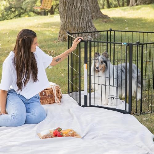 Carlson Pet Products Outdoor Super Wide Pet Pen and Gate Black 28x144 Inch Amazon price