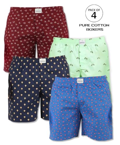 Image of ALPHABETS Men's Cotton Boxer Briefs