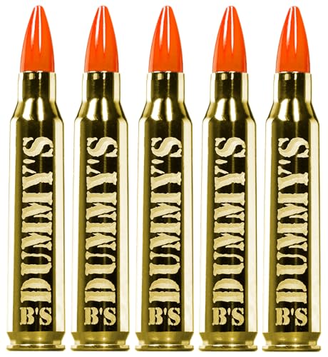 B-Unique Enterprises, Inc. B \'s Dry Fire Snap Endkappen – Dummy .223/FG2239EU Training Kappen (5 Pack), Orange Brass B-Unique Enterprises, Inc. B \'s Dry Fire Snap Endkappen – Dummy .223/FG2239EU Training Kappen (5 Pack), Orange Brass