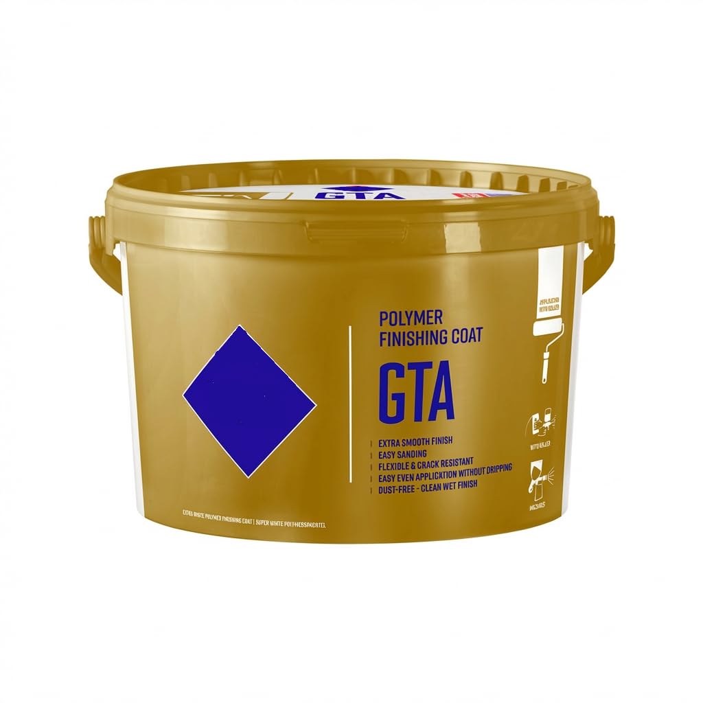 TRANS - PAL Polymer Finishing Coat 18kg Extra White Skim Coat for Walls & Ceilings