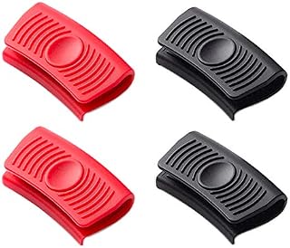 Spespo Silicone Pot Holder, pan Handle Heat Protector for Cast Iron Skillets Griddle pan ,4 Pack